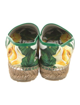 Dolce & Gabbana Canvas Printed Espadrilles