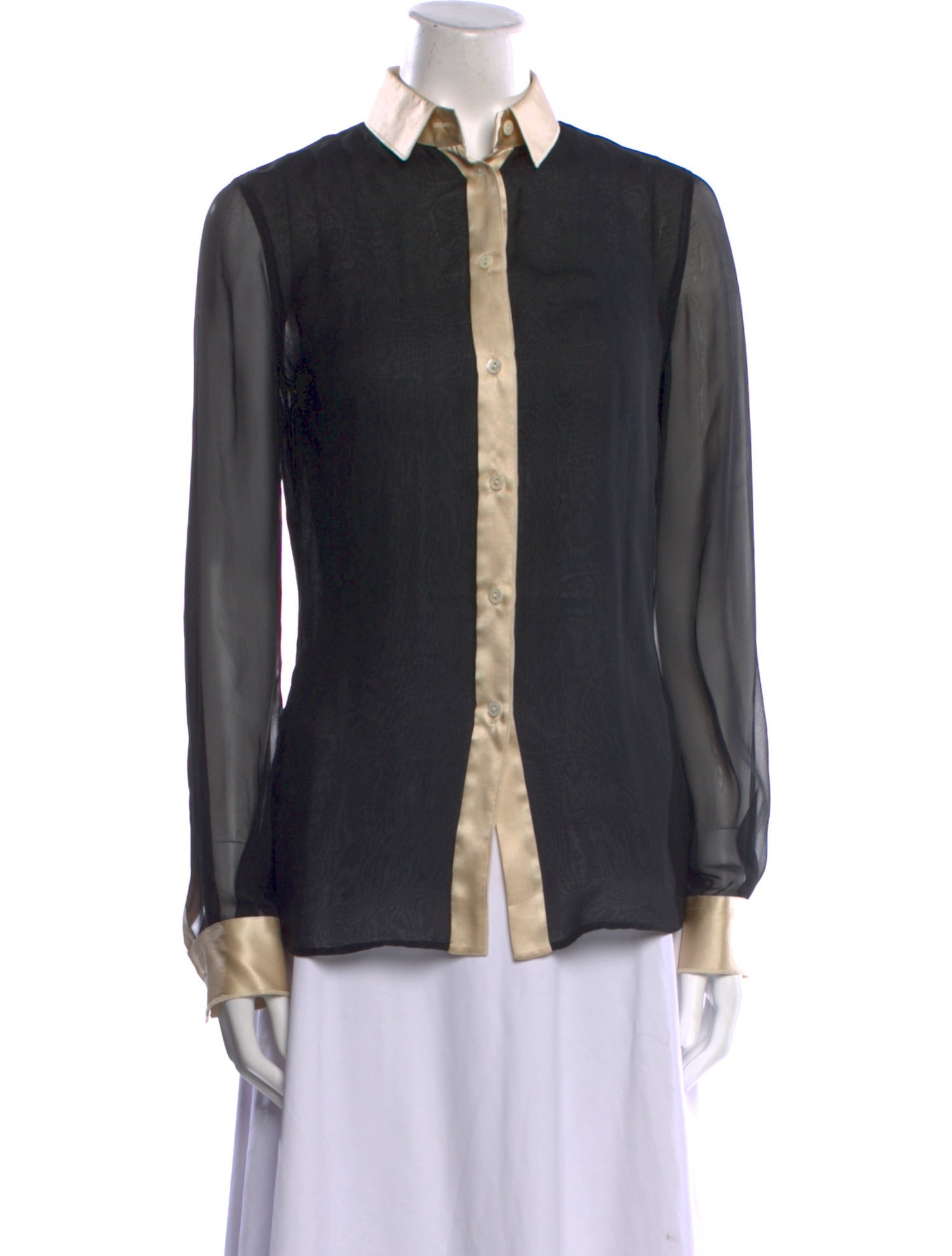 Dolce & Gabbana Long Sleeve Button-Up Top