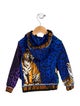 Dolce & Gabbana Toddler Boys' Animal Print Graphic Hooded Zip Up Sweatshirt