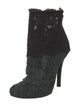 Dolce & Gabbana Lace Lace Pattern Boots