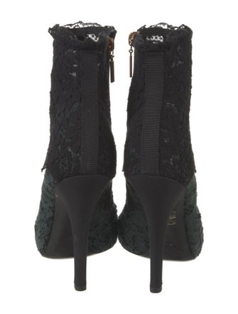 Dolce & Gabbana Lace Lace Pattern Boots