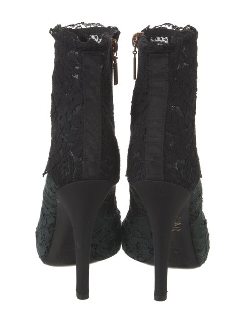 Dolce & Gabbana Lace Lace Pattern Boots