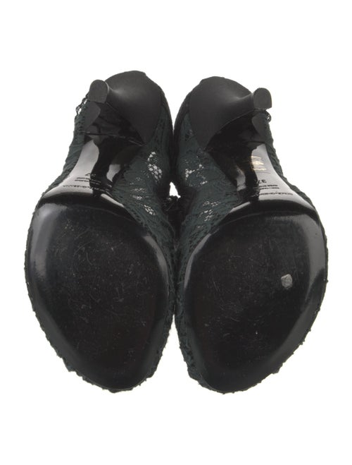 Dolce & Gabbana Lace Lace Pattern Boots