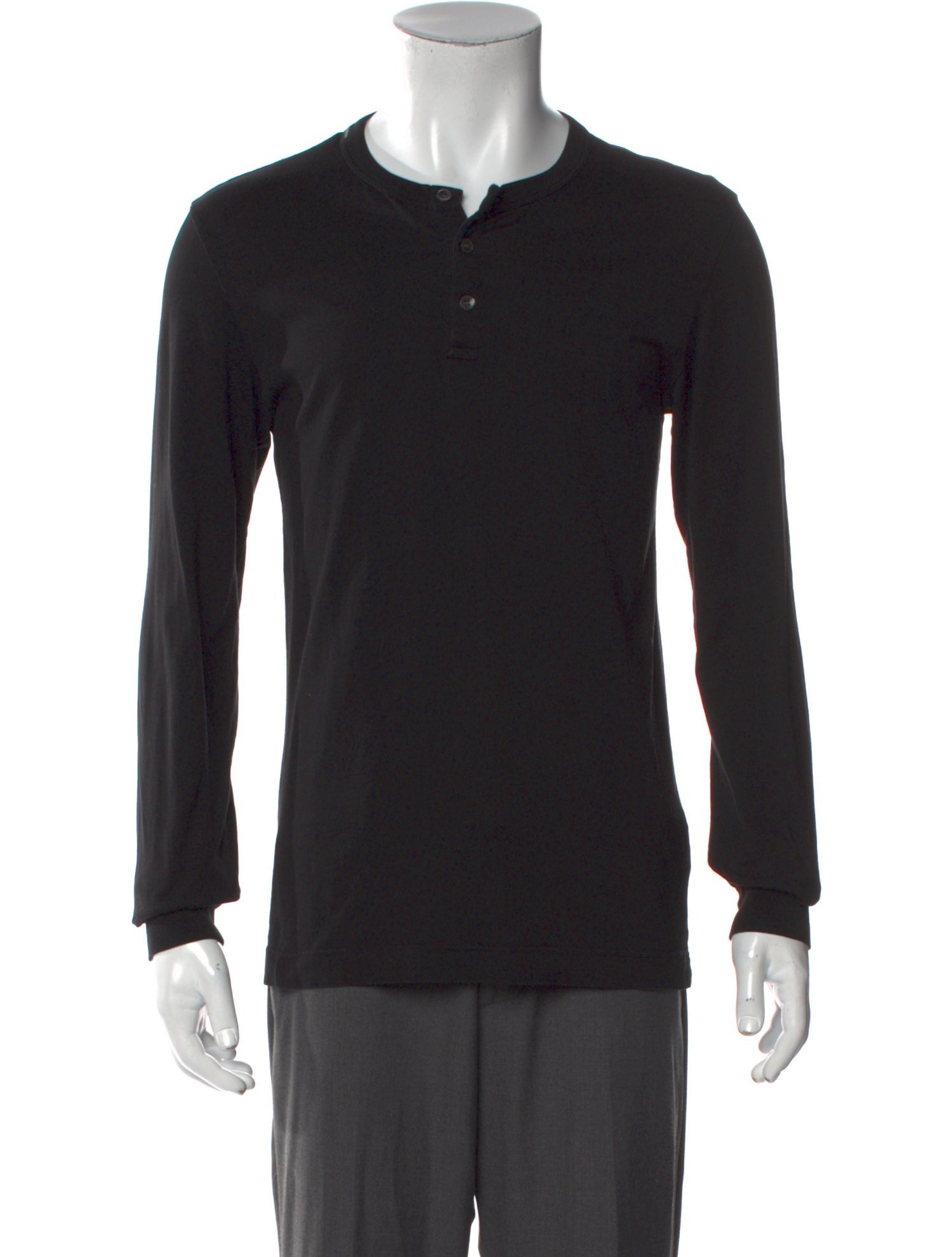 Dolce & Gabbana Crew Neck Long Sleeve Henley