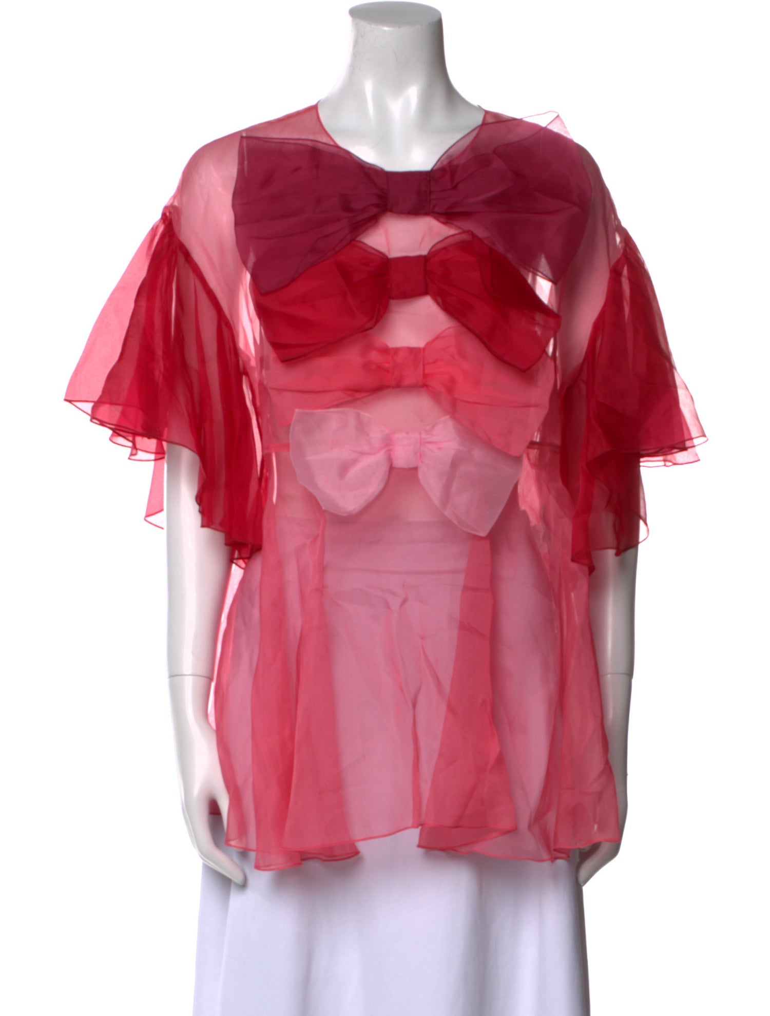 Dolce & Gabbana Silk Crew Neck Blouse