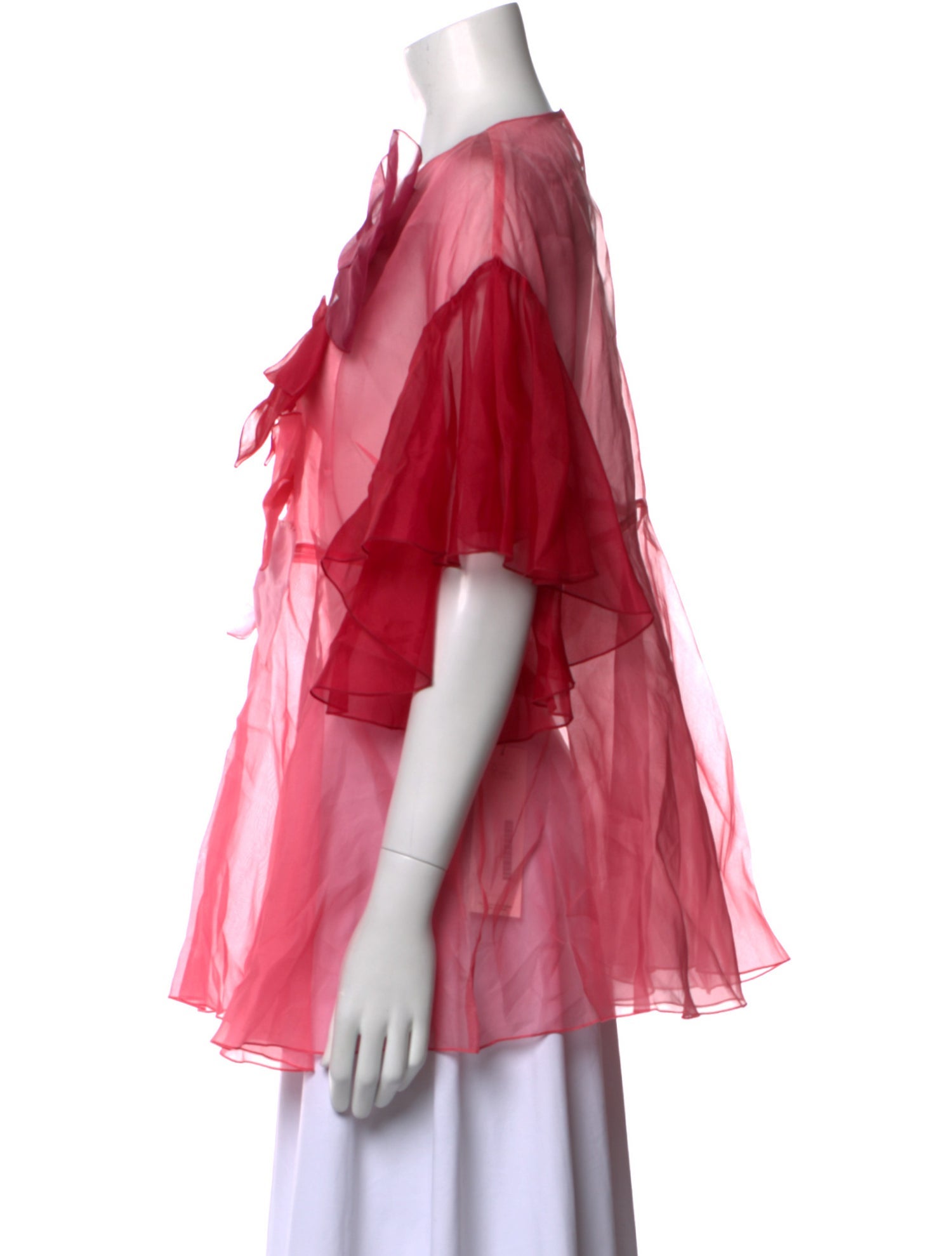 Dolce & Gabbana Silk Crew Neck Blouse