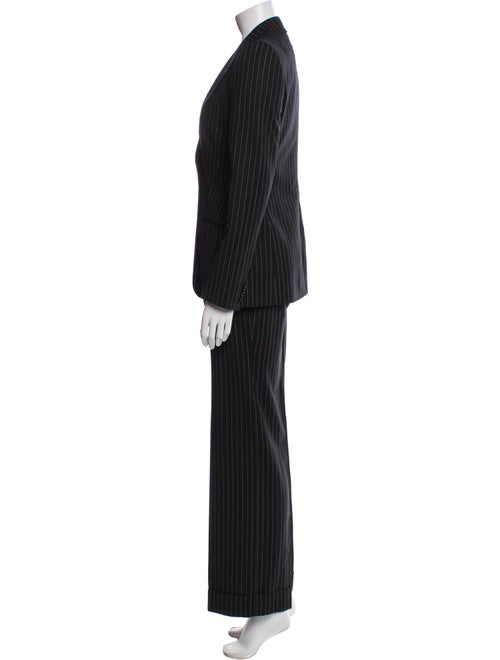Dolce & Gabbana Virgin Wool Striped Pantsuit