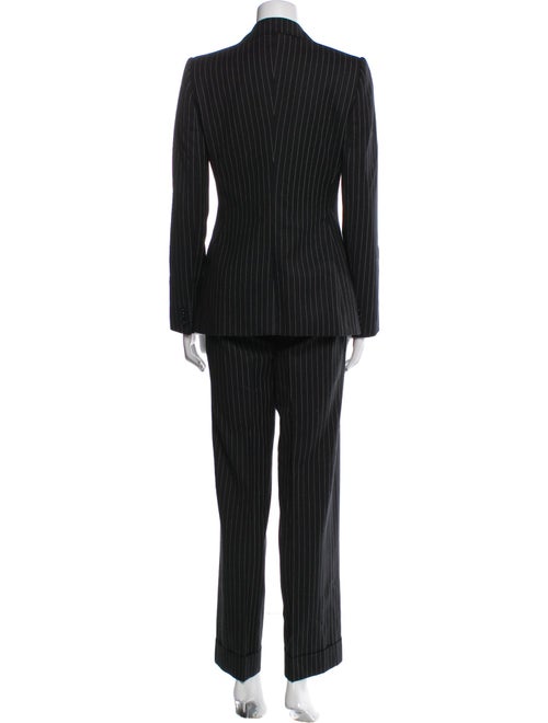 Dolce & Gabbana Virgin Wool Striped Pantsuit