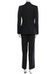 Dolce & Gabbana Virgin Wool Striped Pantsuit