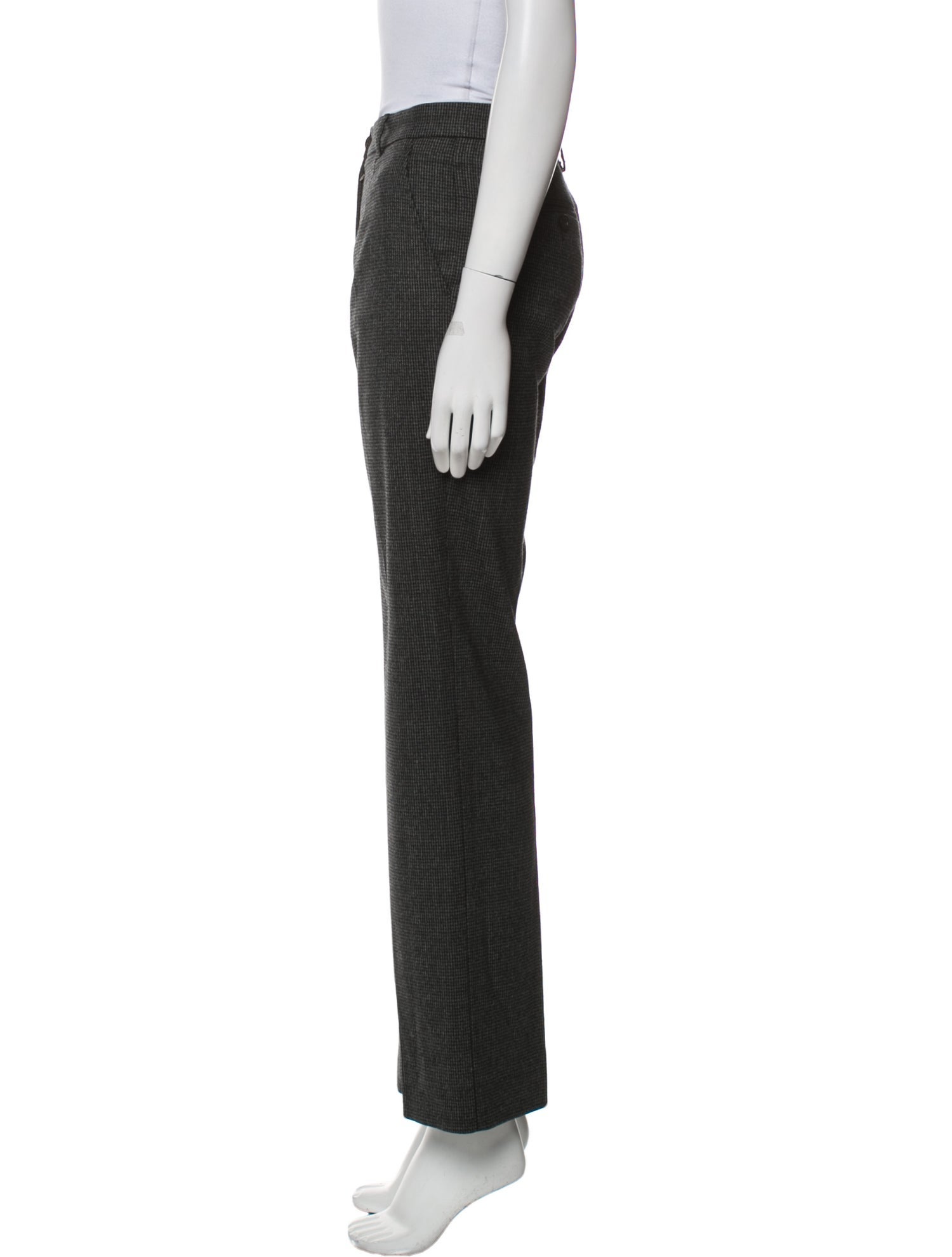 Dolce & Gabbana Virgin Wool Straight Leg Pants