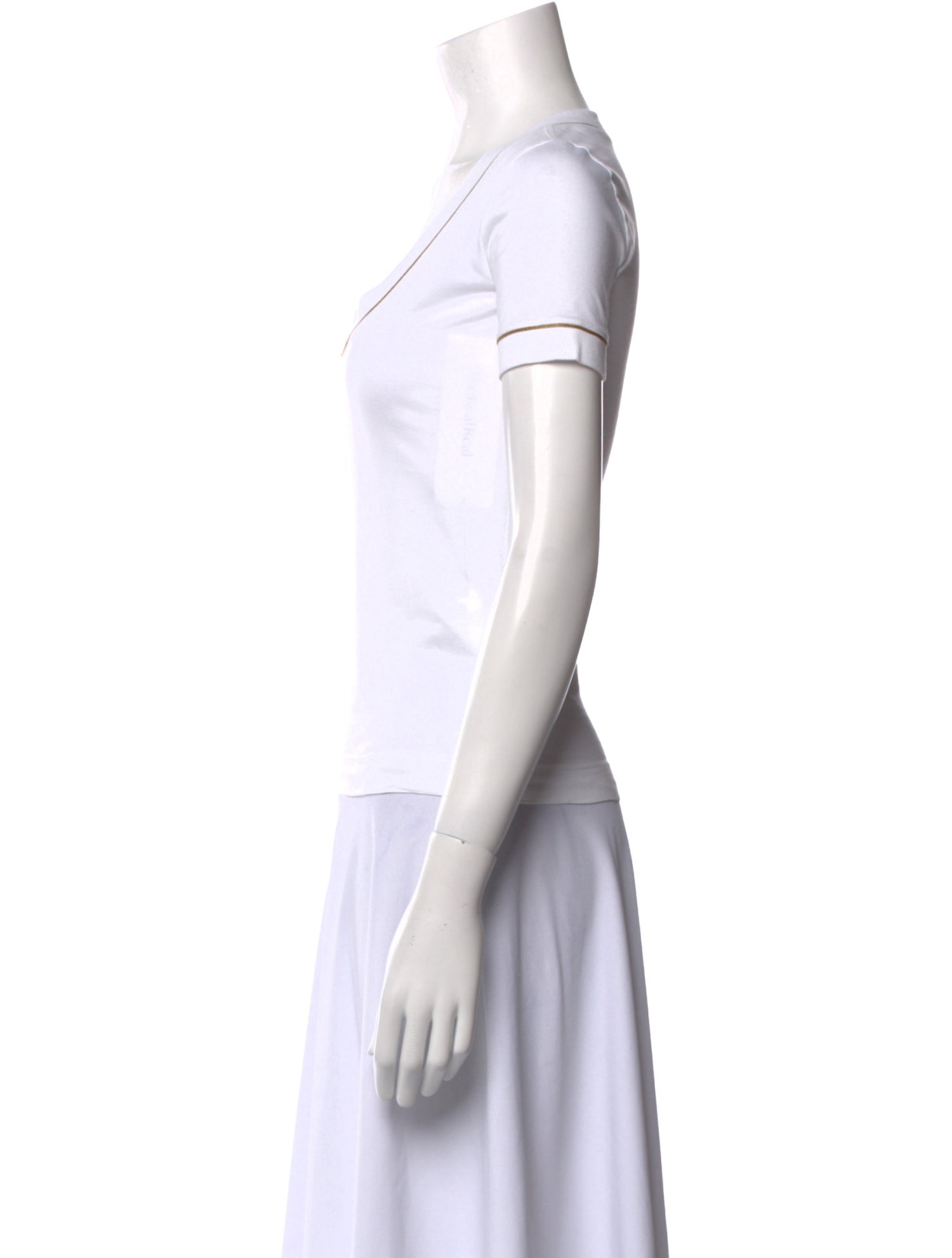 Dolce & Gabbana Scoop Neck Short Sleeve T-Shirt