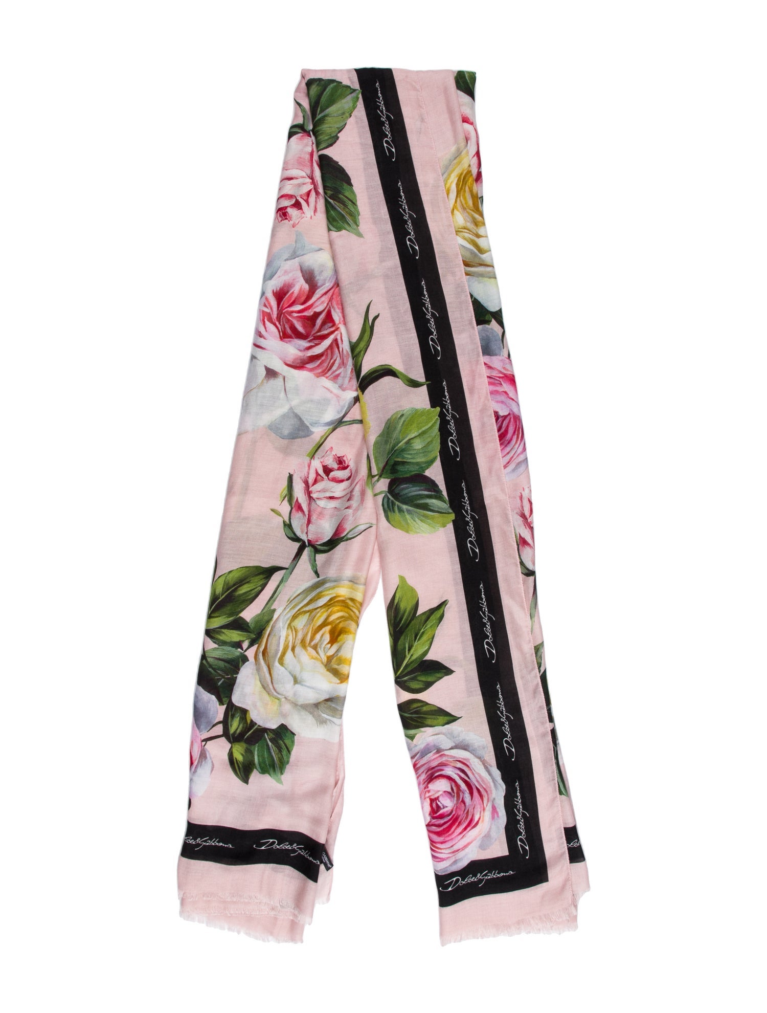 Dolce & Gabbana Floral Print Scarf