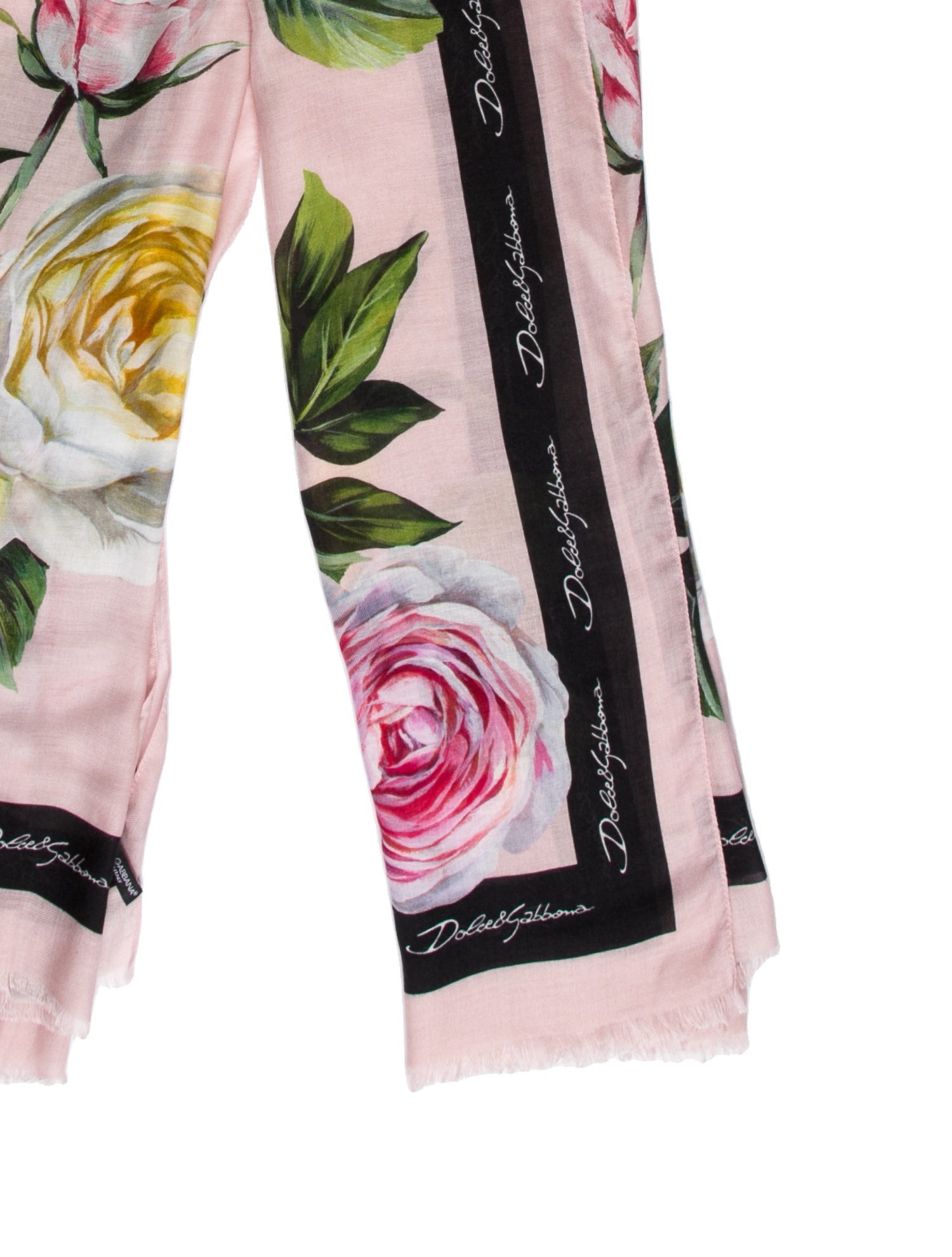 Dolce & Gabbana Floral Print Scarf