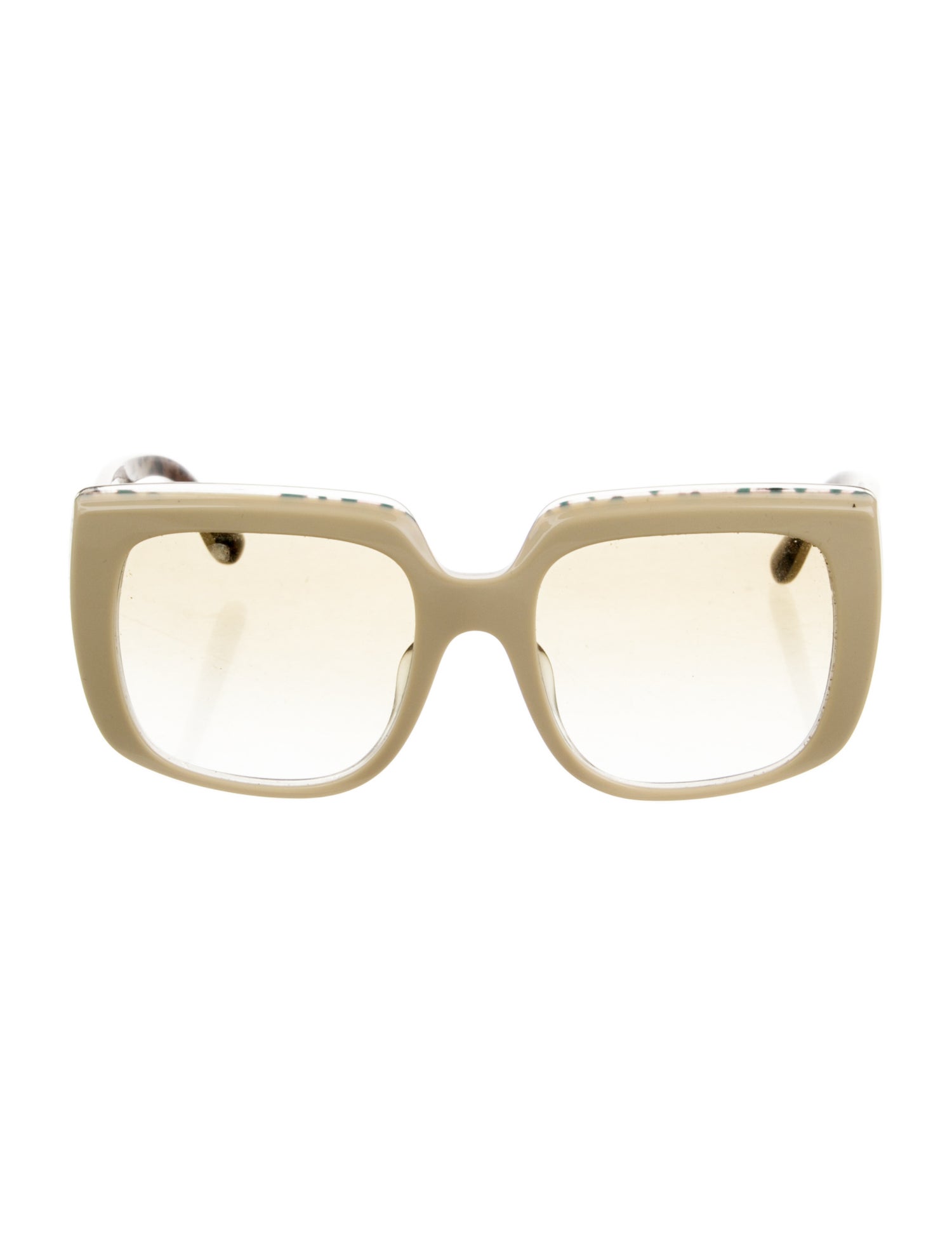 Dolce & Gabbana Signature Logo Oversize Sunglasses