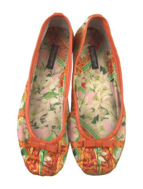Dolce & Gabbana Floral Print Ballet Flats