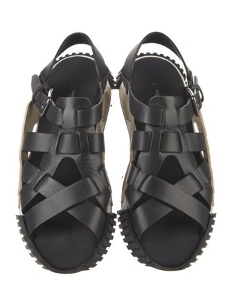 Dolce & Gabbana Leather Slingback Sandals