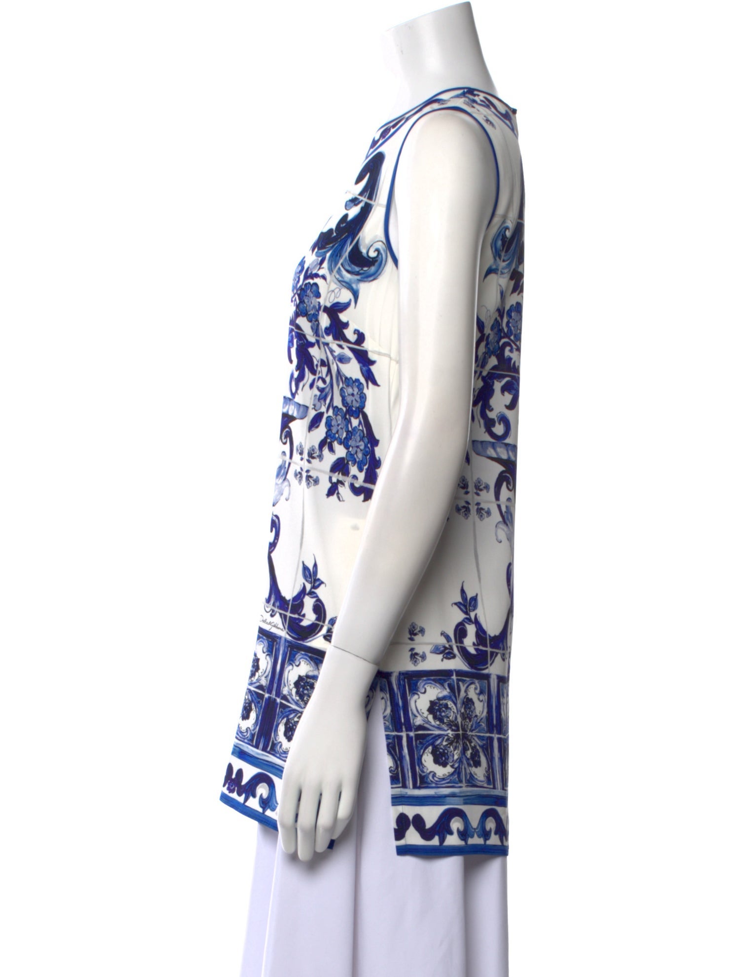 Dolce & Gabbana Silk Printed Tunic