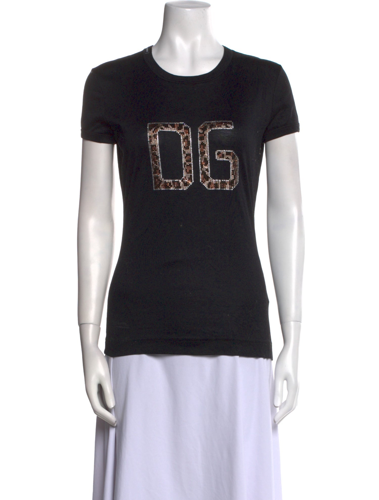 Dolce & Gabbana Graphic Print Crew Neck T-Shirt