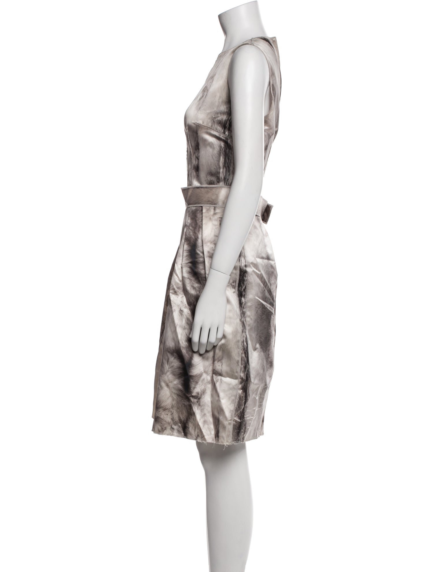 Dolce & Gabbana Silk Knee-Length Dress