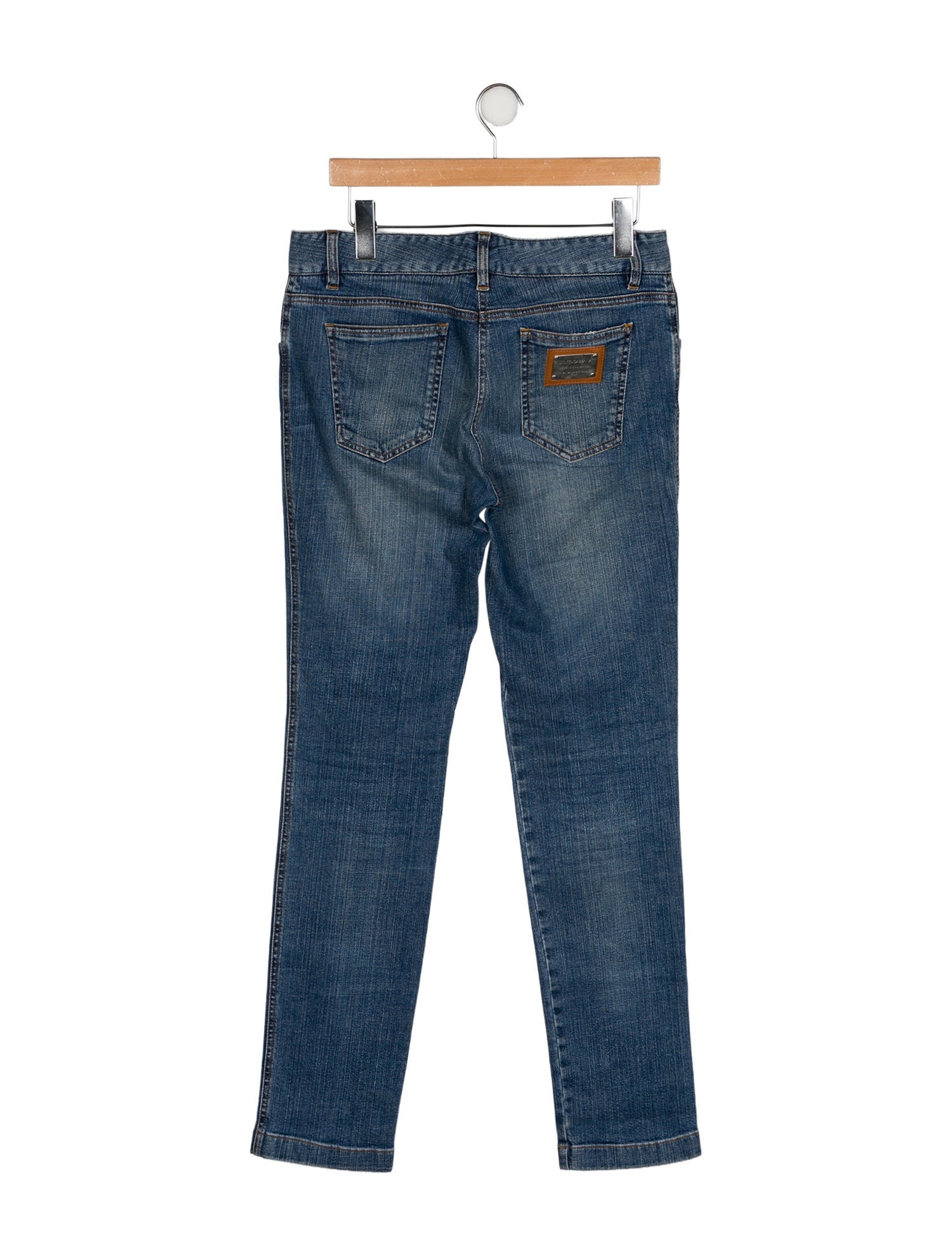 Dolce & Gabbana Mid-Rise Straight Leg Jeans