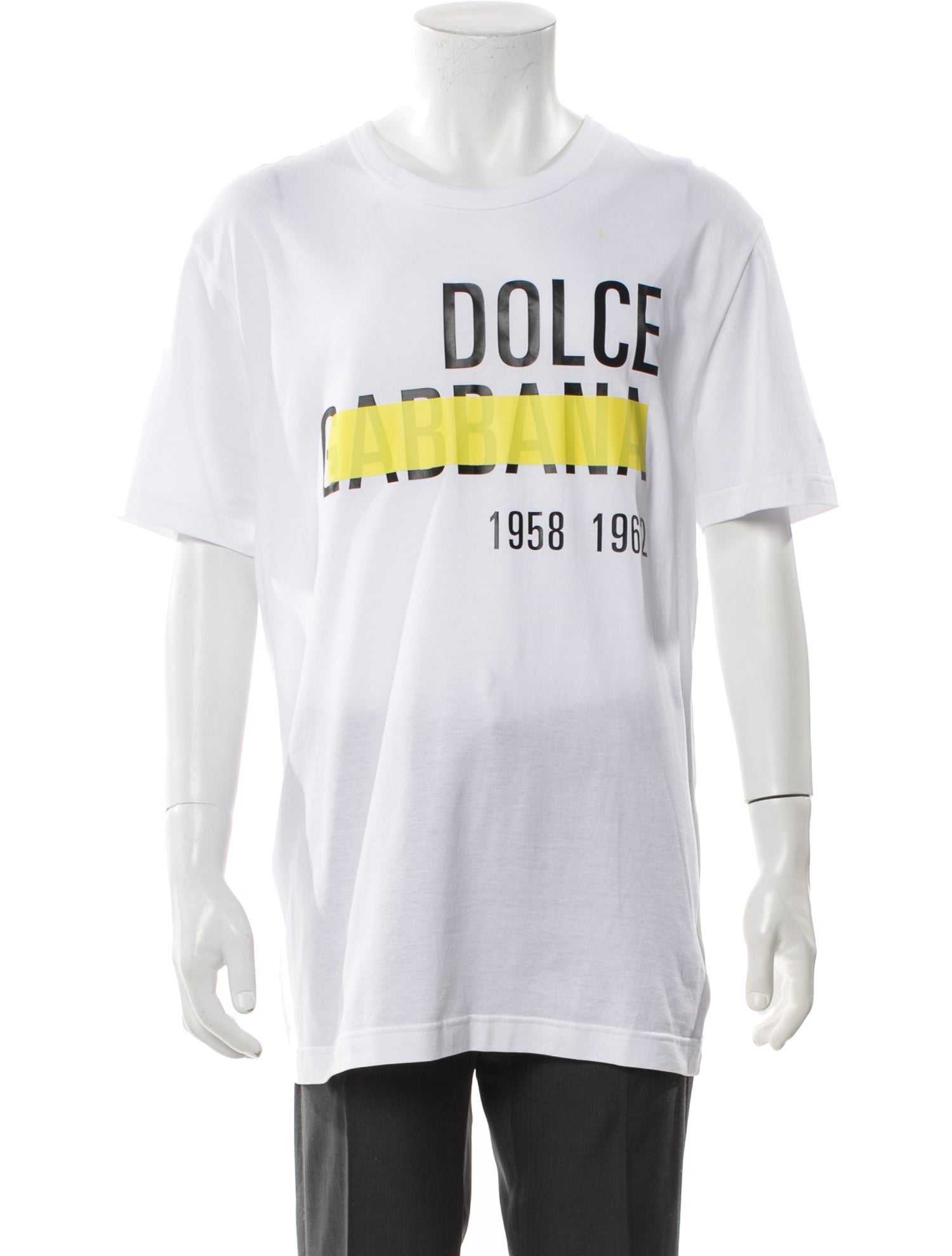 Dolce & Gabbana Graphic Print Crew Neck T-Shirt w/ Tags