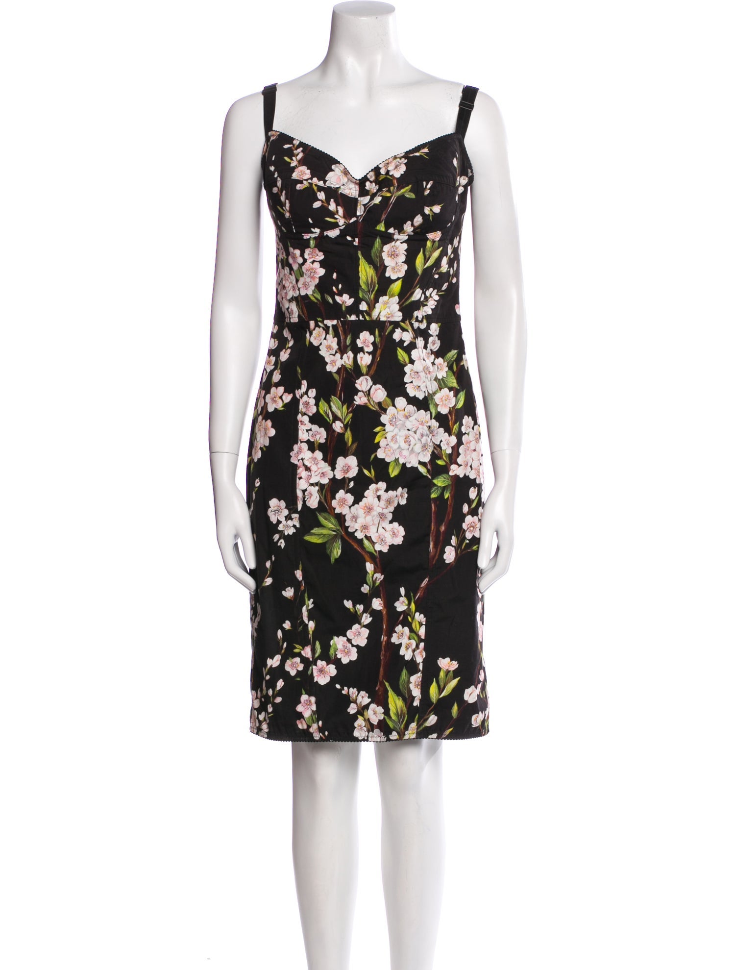 Dolce & Gabbana Floral Print Knee-Length Dress