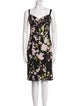 Dolce & Gabbana Floral Print Knee-Length Dress