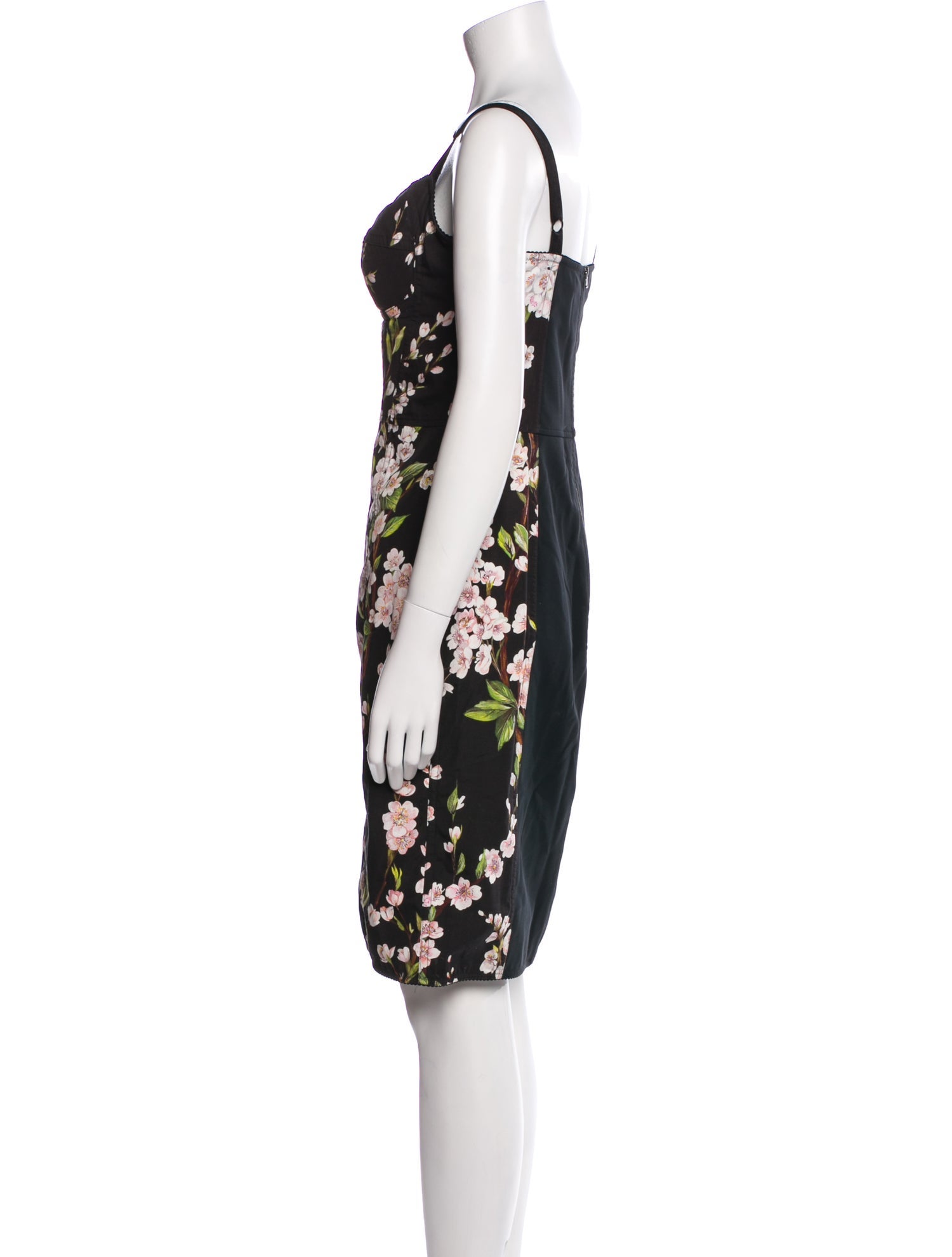 Dolce & Gabbana Floral Print Knee-Length Dress