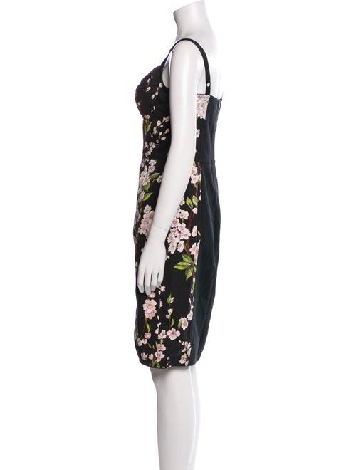 Dolce & Gabbana Floral Print Knee-Length Dress