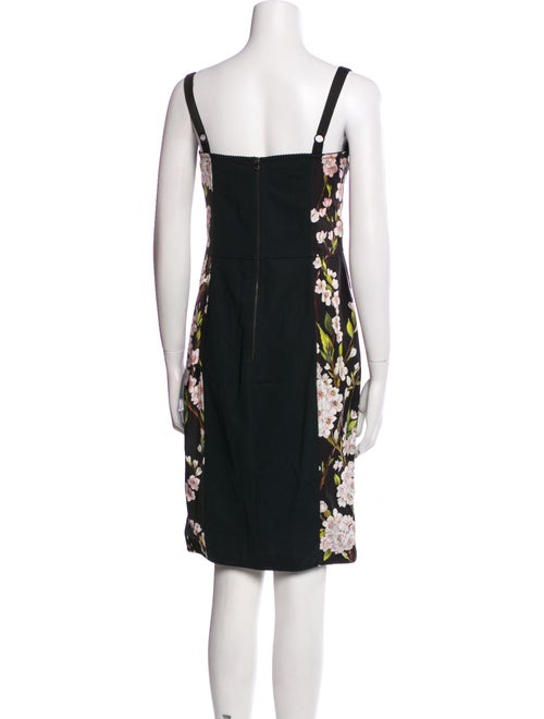 Dolce & Gabbana Floral Print Knee-Length Dress