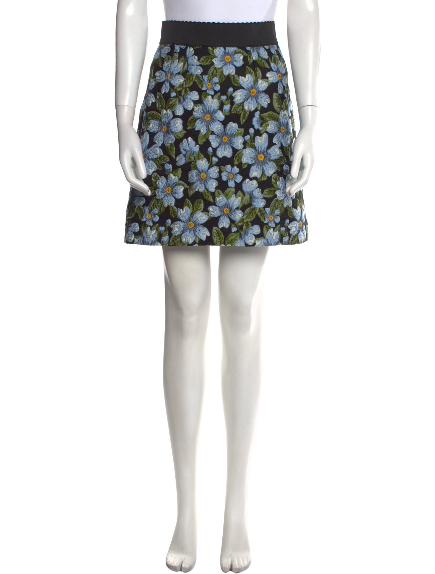 Dolce & Gabbana Floral Print Mini Skirt