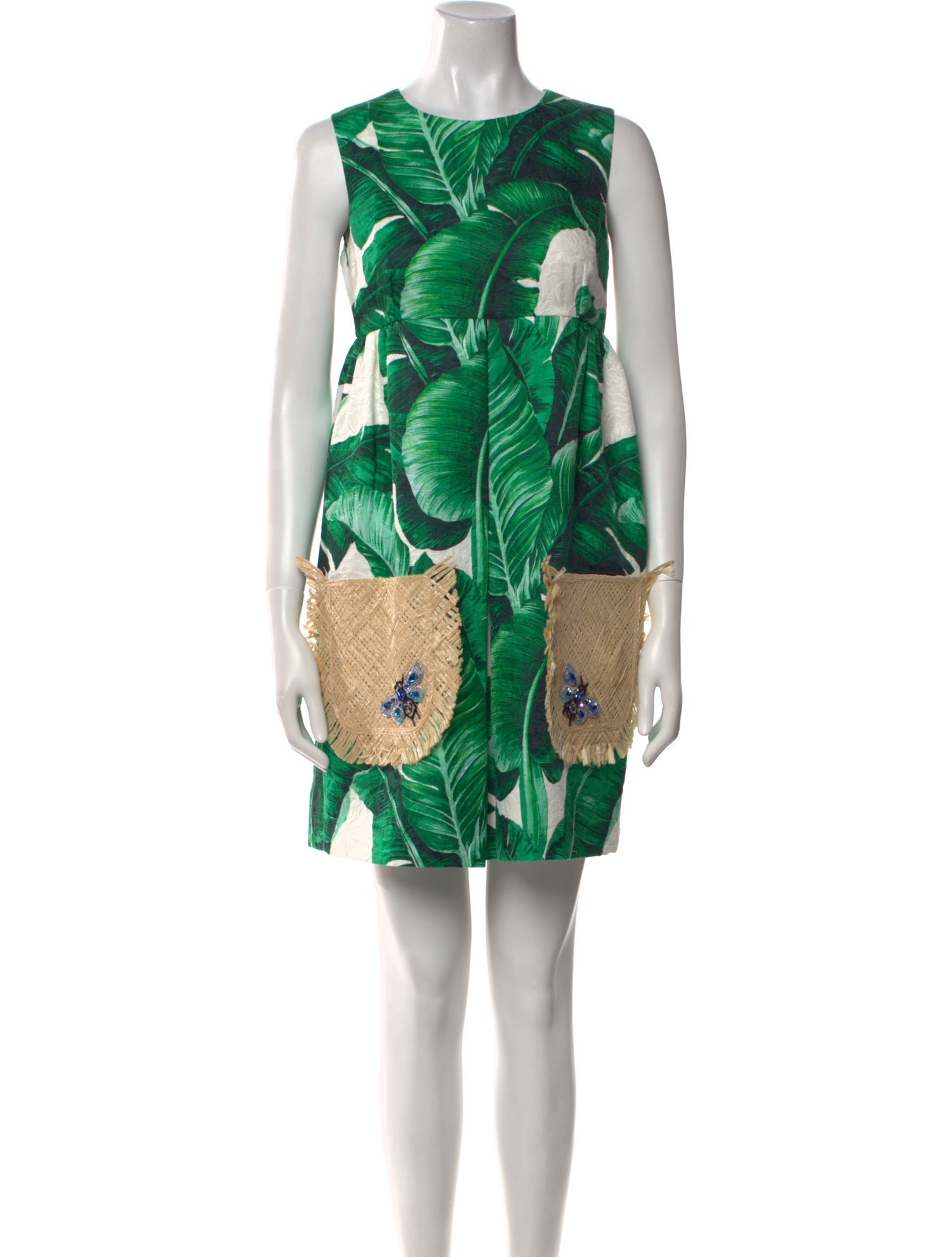 Dolce & Gabbana Printed Mini Dress w/ Tags