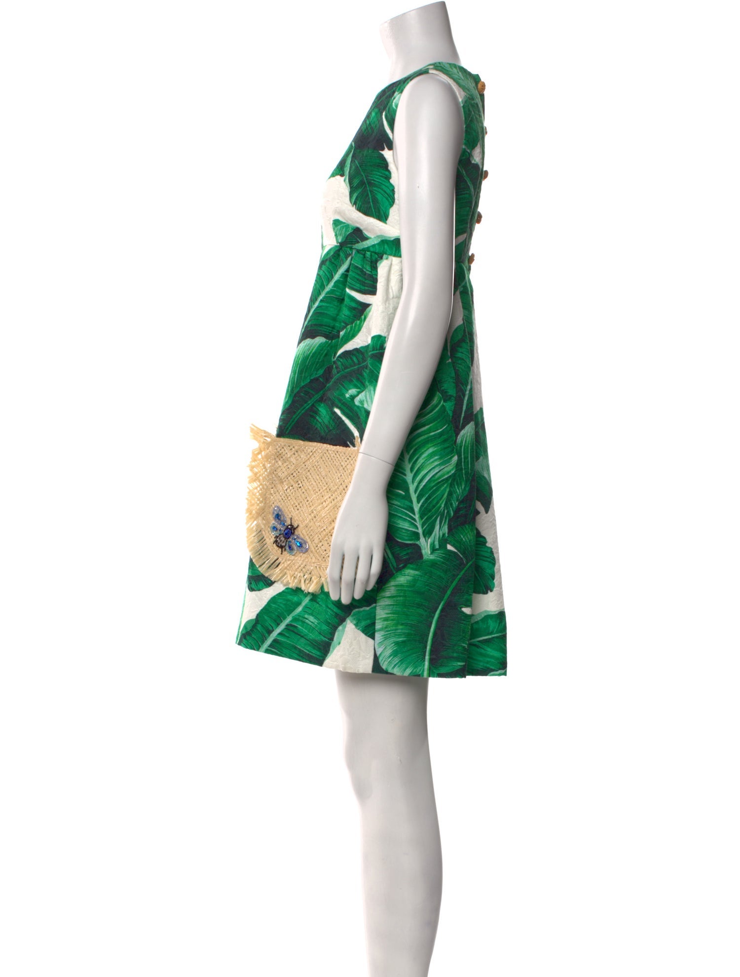 Dolce & Gabbana Printed Mini Dress w/ Tags