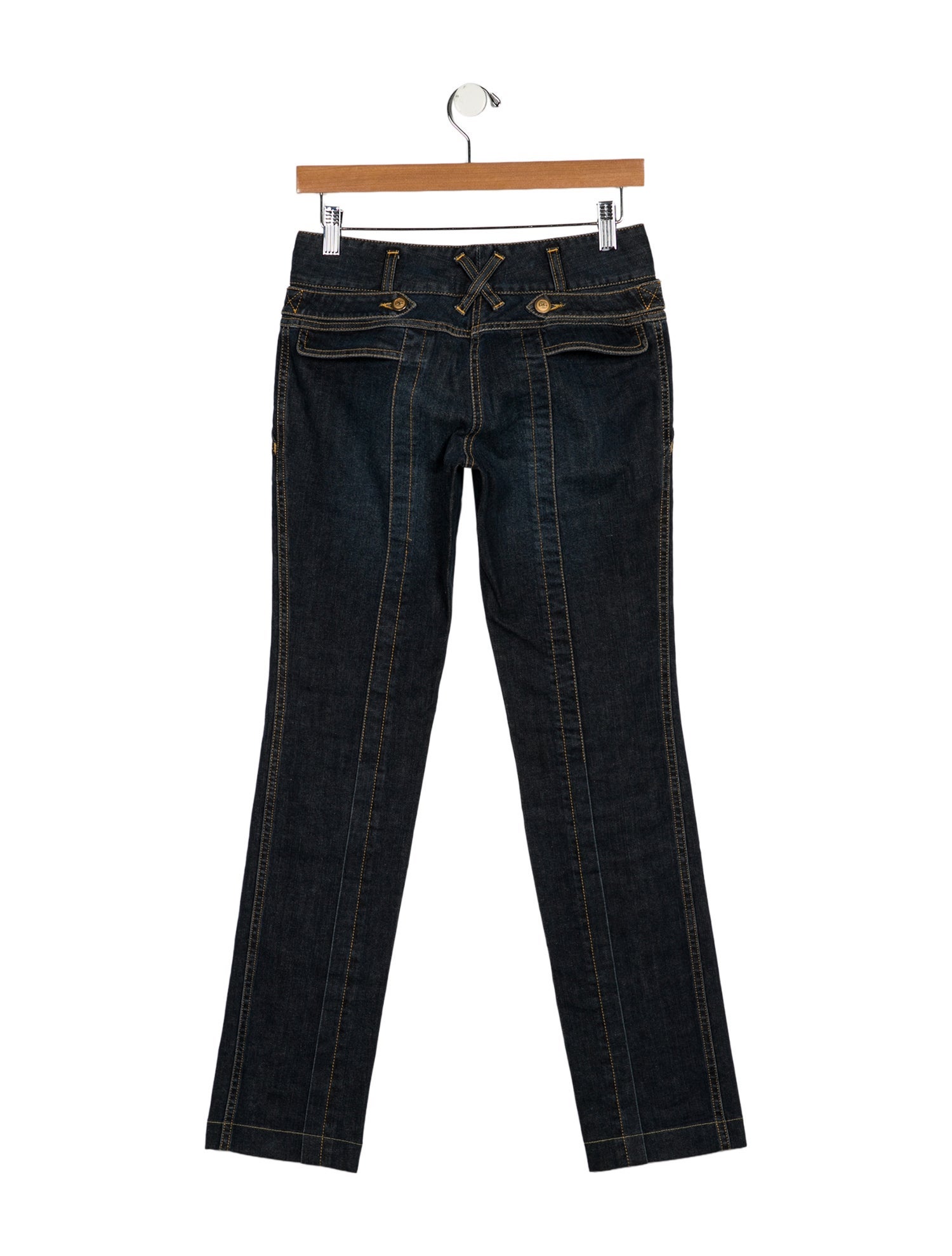 Dolce & Gabbana Mid-Rise Straight Leg Jeans