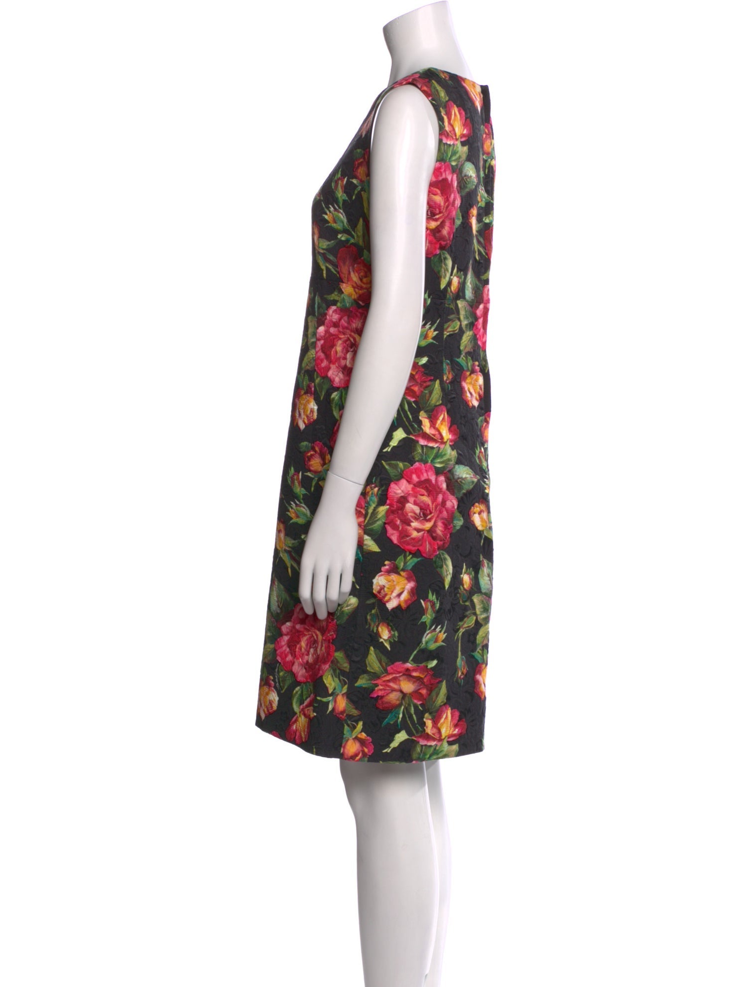 Dolce & Gabbana Floral Print Knee-Length Dress