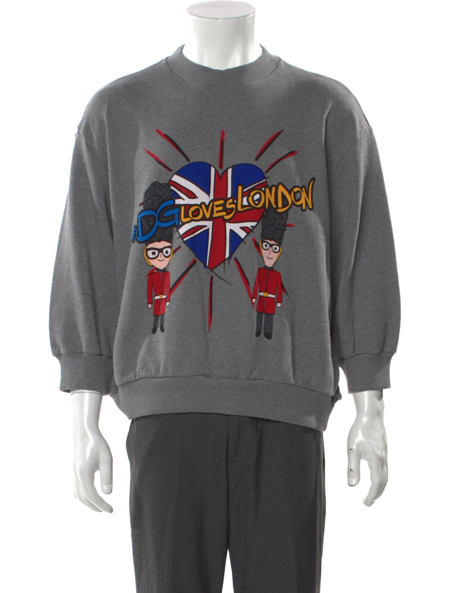 Dolce & Gabbana Graphic Print Crew Neck Sweatshirt w/ Tags