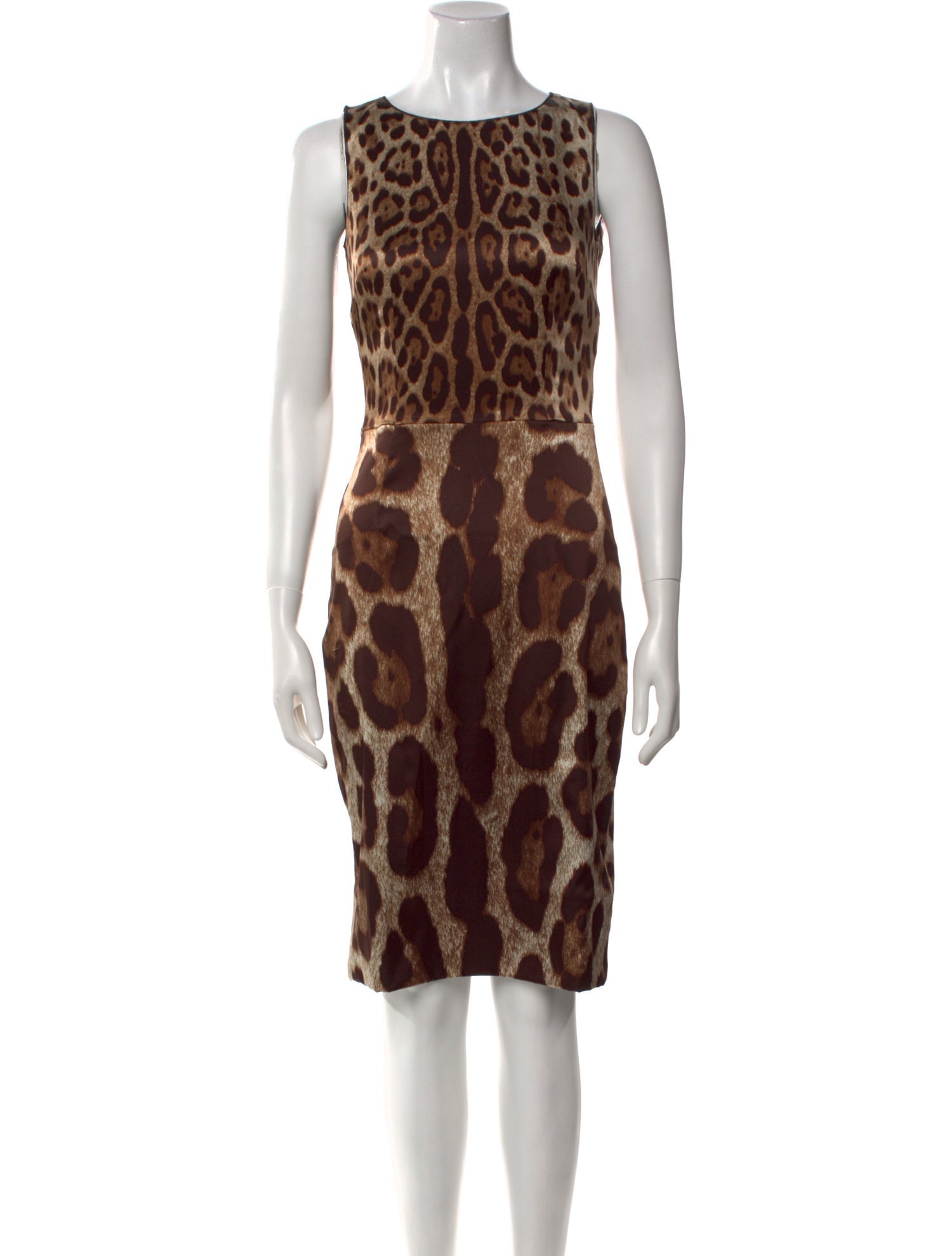 Dolce & Gabbana Silk Knee-Length Dress