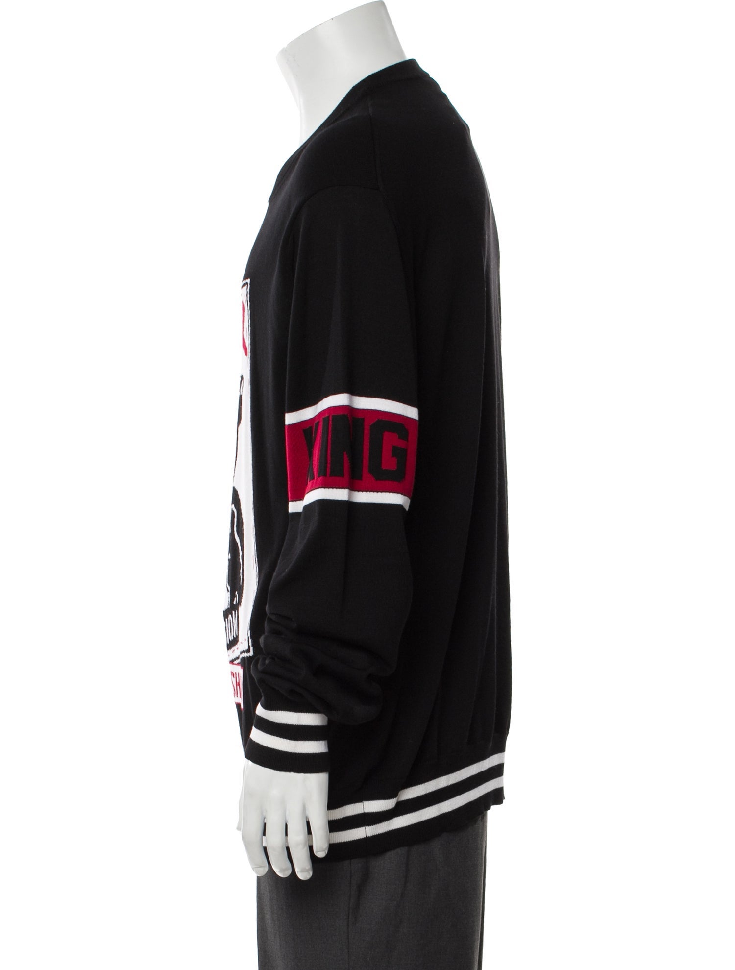 Dolce & Gabbana Virgin Wool Graphic Print Pullover