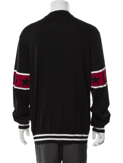 Dolce & Gabbana Virgin Wool Graphic Print Pullover