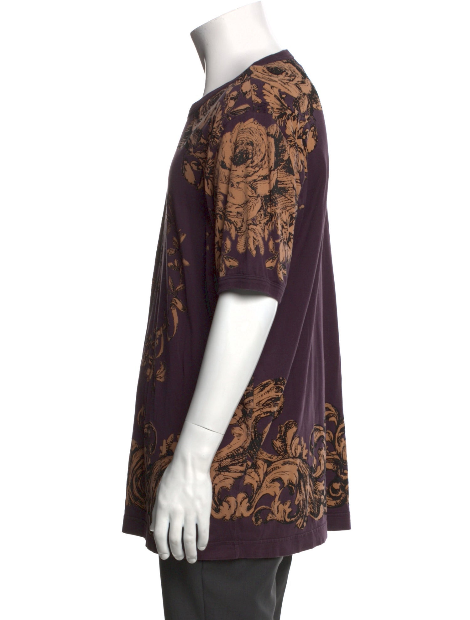 Dolce & Gabbana Printed Crew Neck T-Shirt