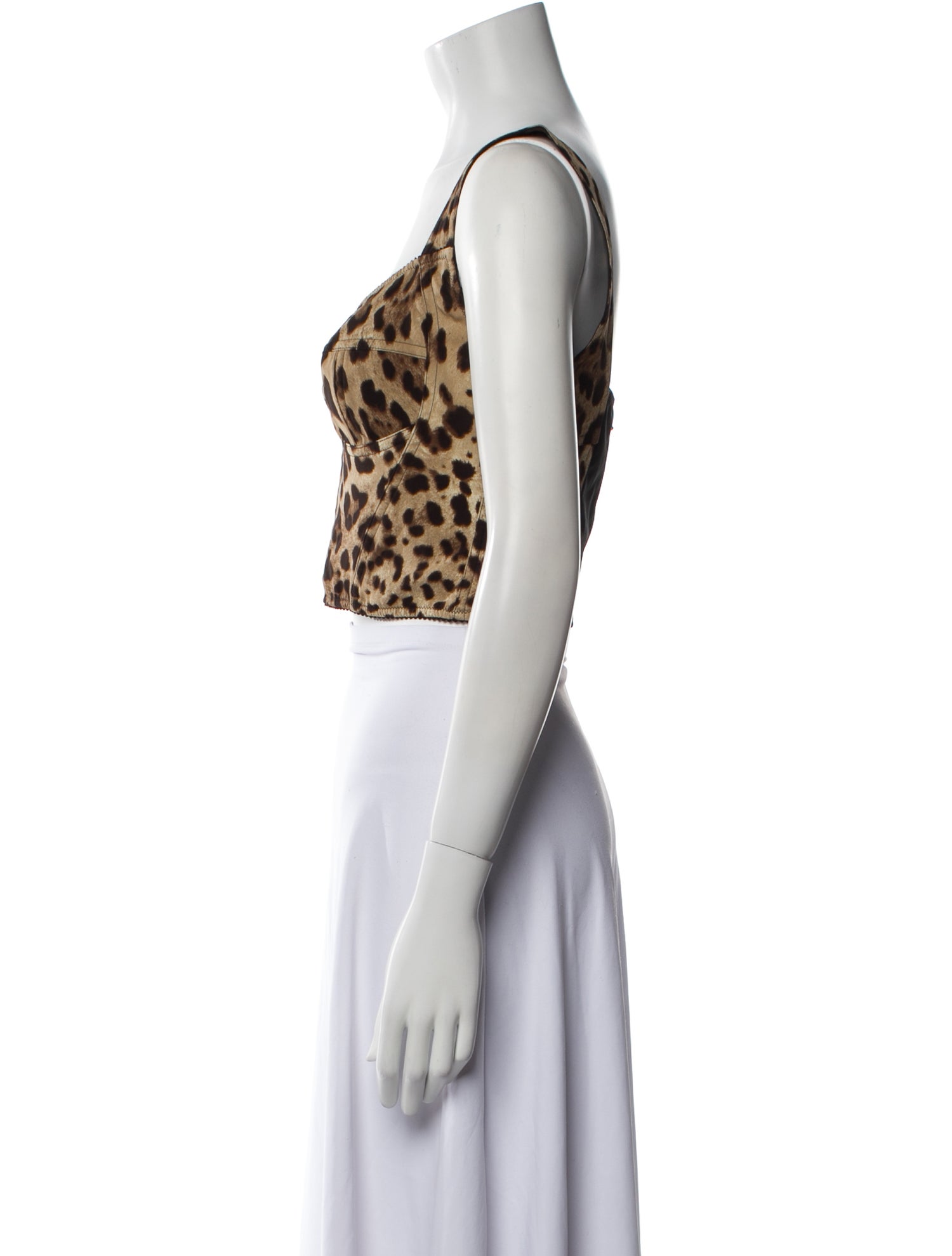 Dolce & Gabbana 2023 Silk Crop Top