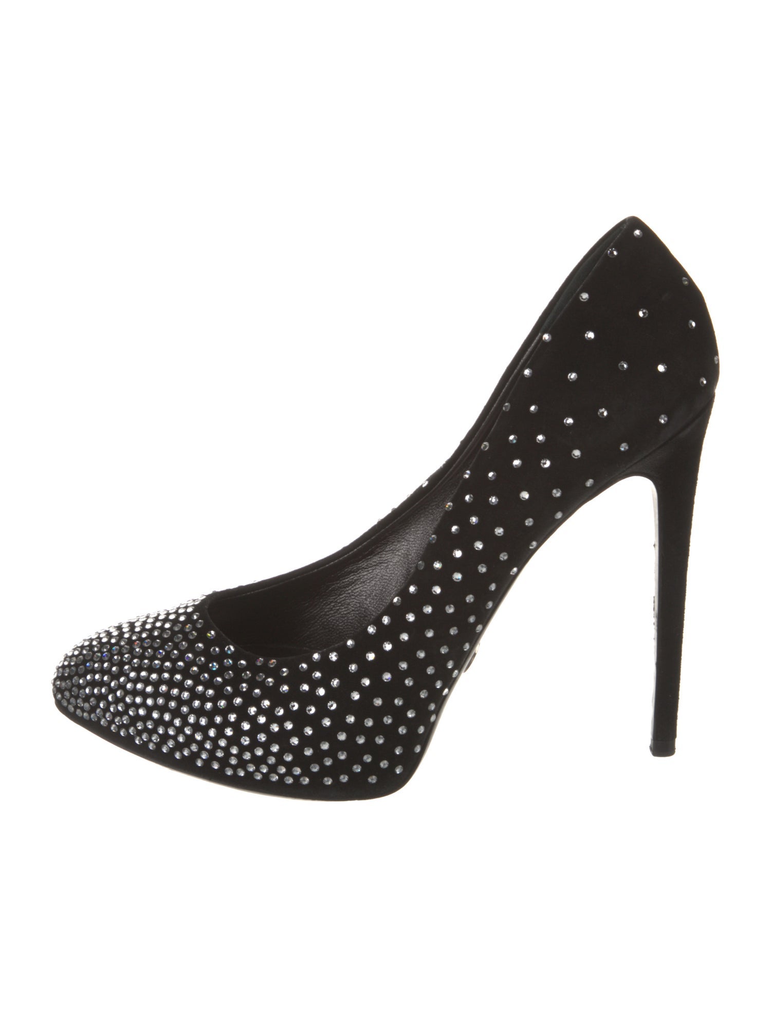 Dolce & Gabbana Suede Crystal Embellishments Pumps