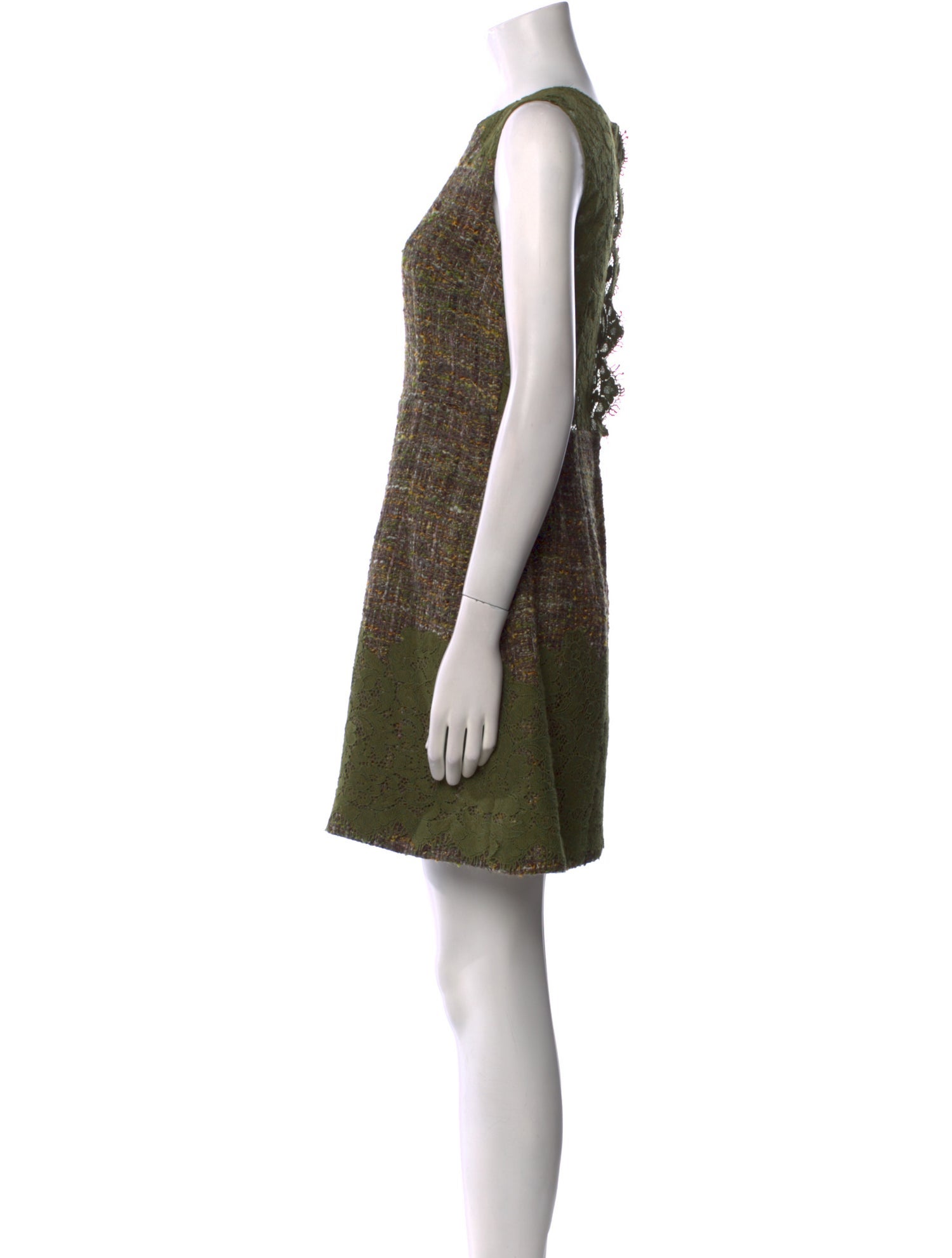 Dolce & Gabbana Crew Neck Mini Dress