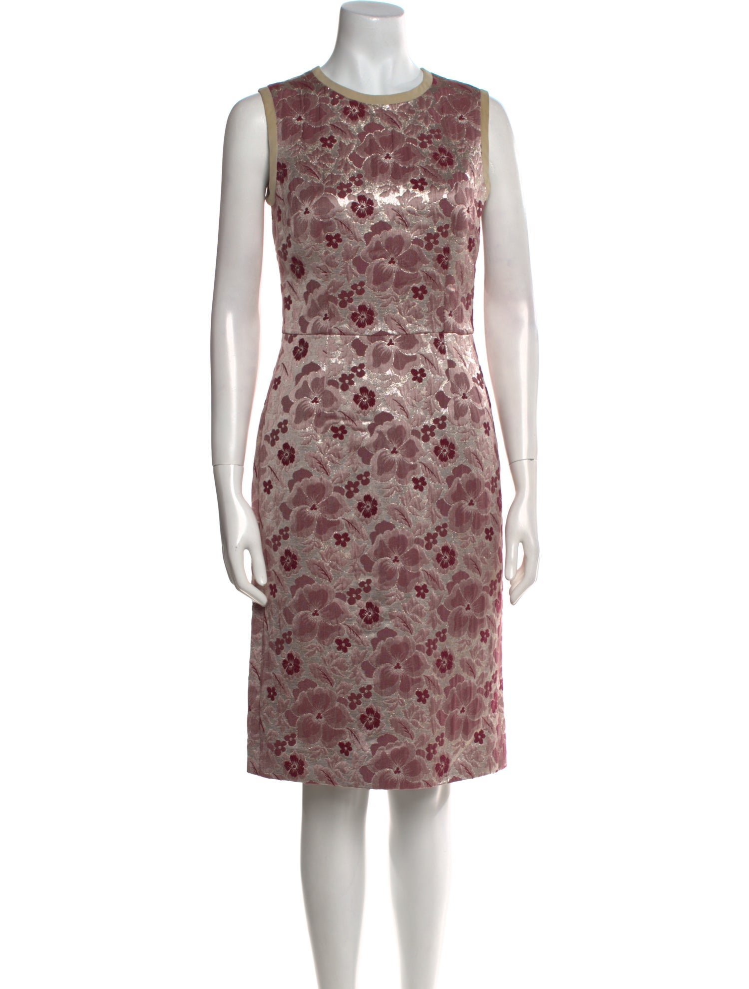 Dolce & Gabbana Floral Print Knee-Length Dress