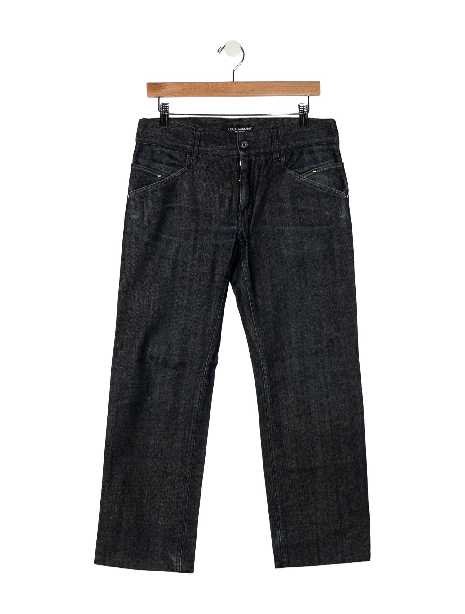 Dolce & Gabbana Mid-Rise Straight Leg Jeans
