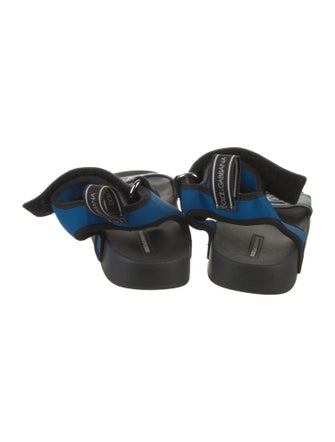 Dolce & Gabbana Leather Printed Slides