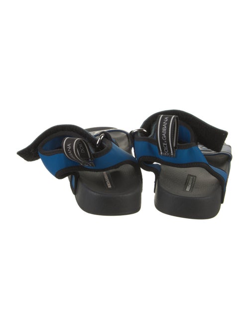 Dolce & Gabbana Leather Printed Slides