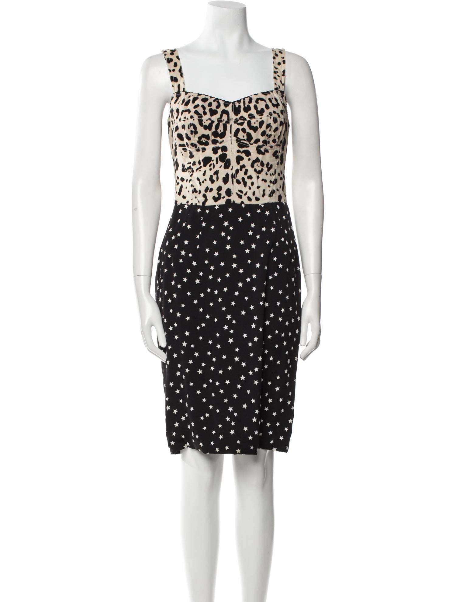 Dolce & Gabbana Silk Knee-Length Dress