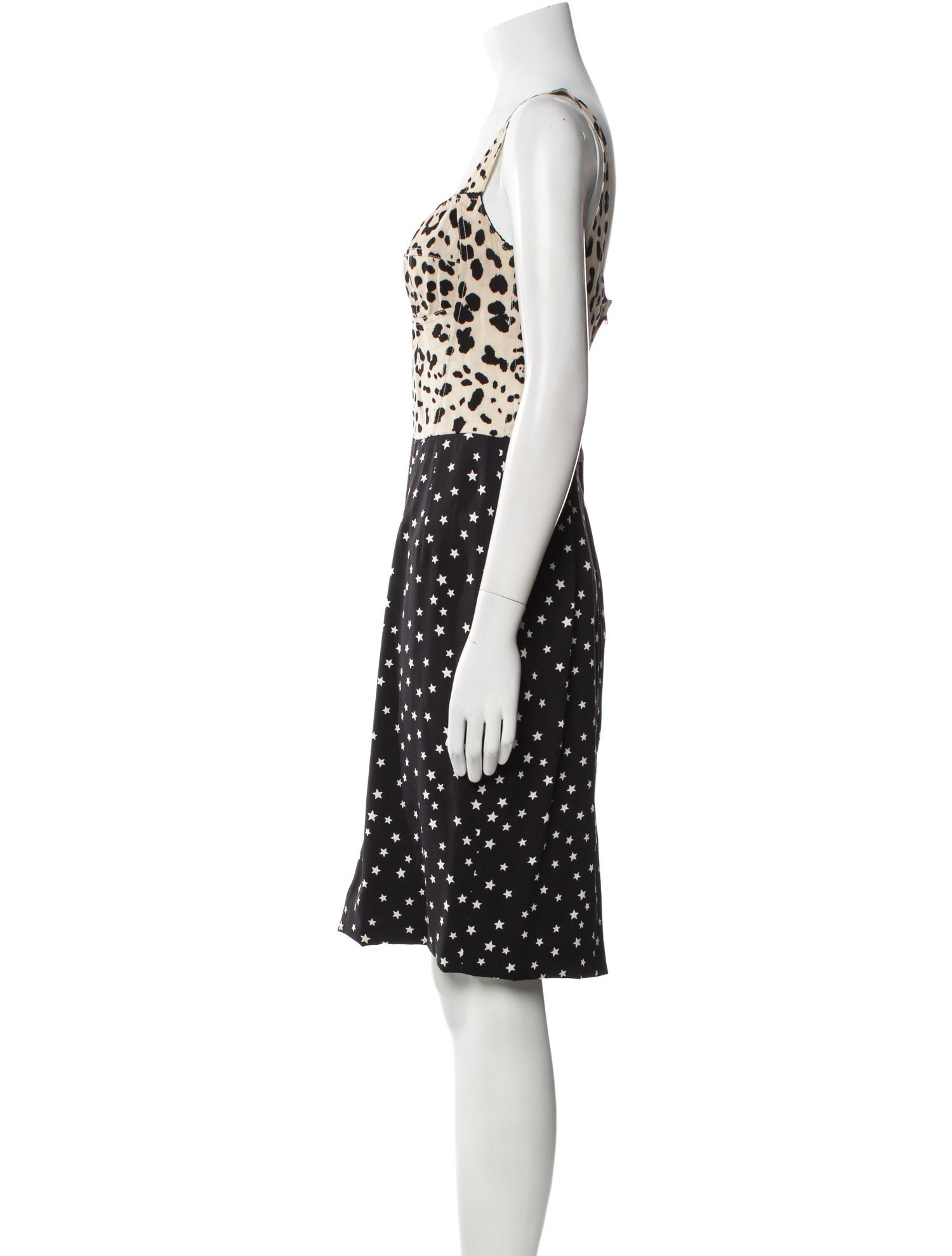 Dolce & Gabbana Silk Knee-Length Dress