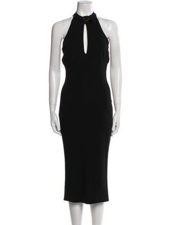 Dolce & Gabbana Halterneck Midi Length Dress